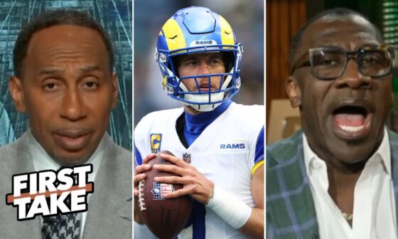 FIRST TAKE | "Matthew Stafford is the beast that rose" - Stephen A. reacts to Rams win over Seahawks