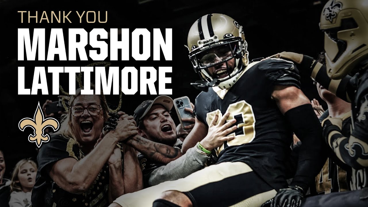 Thank You Marshon Lattimore | New Orleans Saints