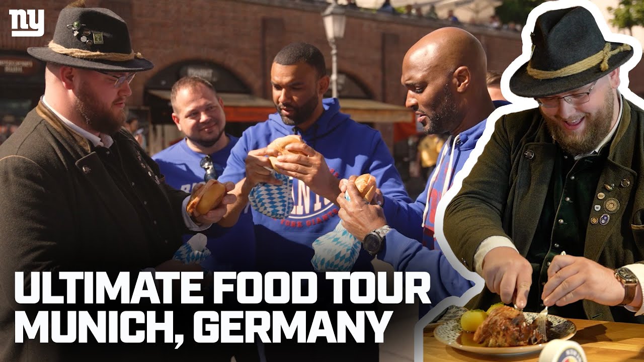 Ultimate German Food Tour in Munich 🥨🍺 | New York Giants