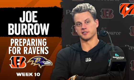 Joe Burrow on Bengals Trade for Khalil Herbert, Primetime Showdown vs Ravens