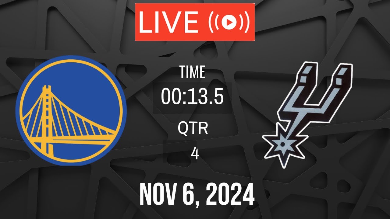 NBA LIVE! San Antonio Spurs vs Golden State Warriors I November 6, 2024 Warriors vs Spurs 2K25