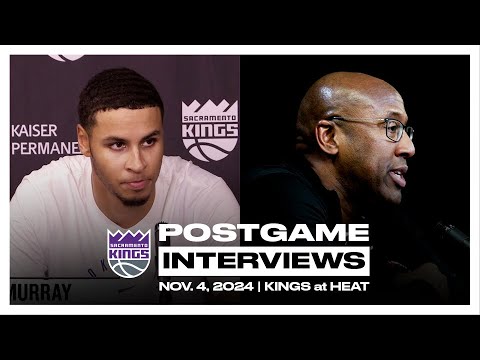 Keegan Murray & Coach Brown | Postgame Interviews 11.4.24