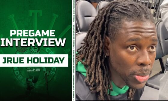 Jrue Holiday on Playing vs Charles Lee | Celtics vs Hornets Pregame