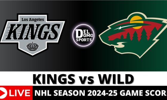 LOS ANGELES KINGS VS MINNESOTA WILD LIVE 🏒 NHL Game Score Radio Play-by-Play - NOV 5, 2024