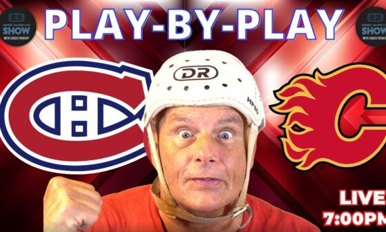 NHL GAME PLAY BY PLAY: FLAMES VS CANADIENS