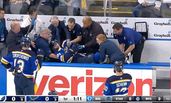 Dylan Holloway Stretchered Off After Puck to the Neck - Doctor Explains