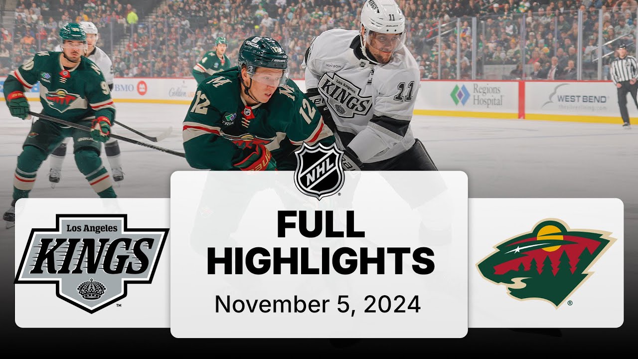 NHL Highlights | Kings vs. Wild - November 5, 2024