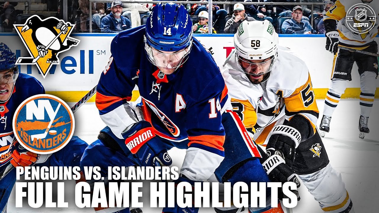 Pittsburgh Penguins vs. New York Islanders | Full Game Highlights | ESPN NHL