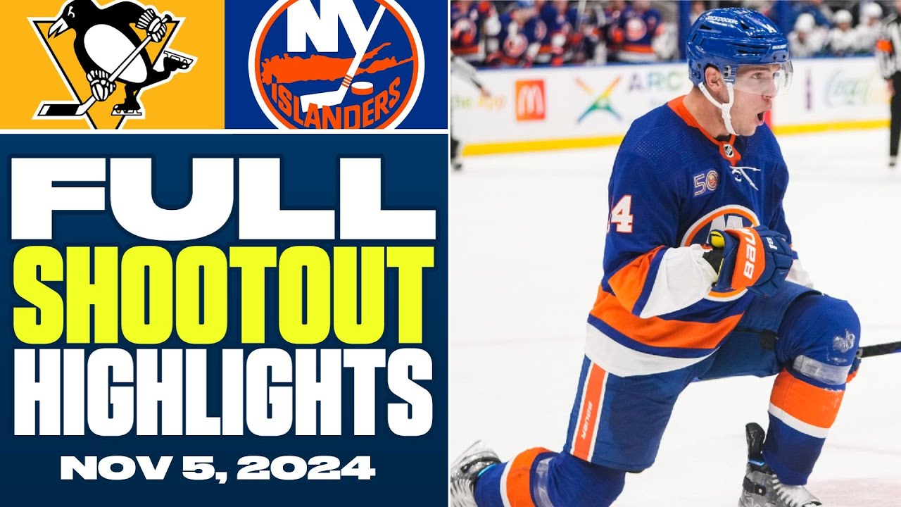 Pittsburgh Penguins at New York Islanders | FULL Shootout Highlights - November 5, 2024