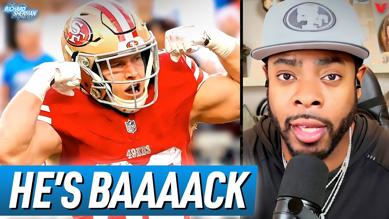 Christian McCaffrey set to RETURN for 49ers vs. Buccaneers in Week 10 | Richard Sherman NFL Reaction