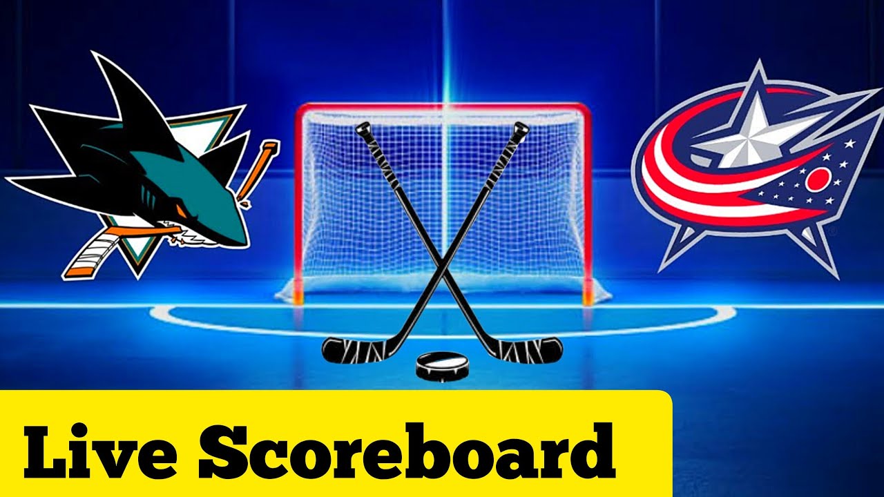 San Jose Sharks vs Columbus Blue Jackets Live NHL 🏒 | Live Scoreboard Play by Play