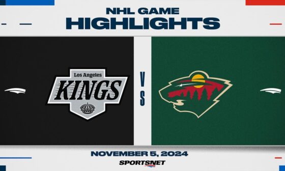 NHL Highlights | Kings vs. Wild - November 5, 2024