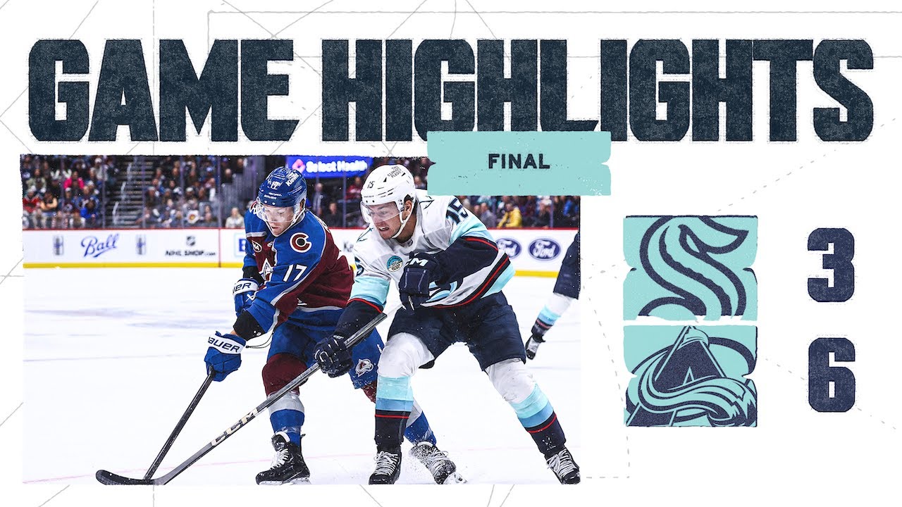 Seattle Kraken at Colorado Avalanche | 11/05 Game Highlights