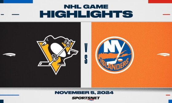 NHL Highlights | Penguins vs. Islanders - November 5, 2024