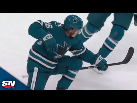 Sharks' Jack Thompson Caps Off Slick Passing Play For First NHL Goal