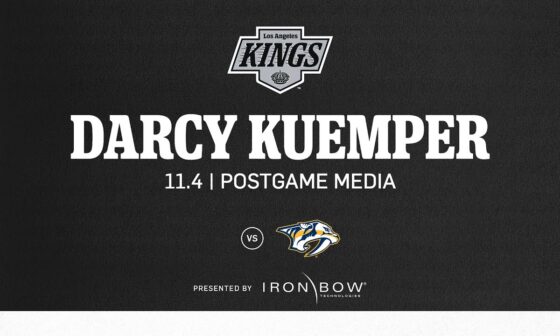 Goaltender Darcy Kuemper | 11.04 LA Kings Shutout the Nashville Predators on the Road