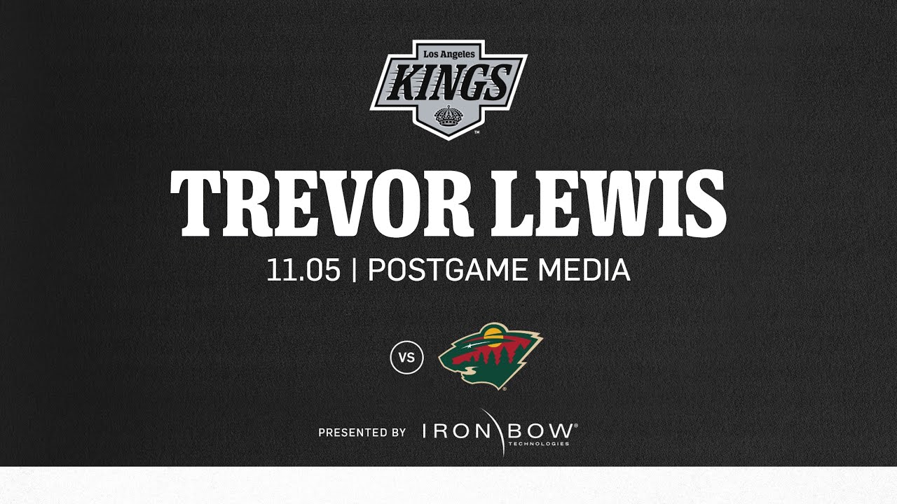 Forward Trevor Lewis | 11.05 LA Kings Win over Minnesota Wild