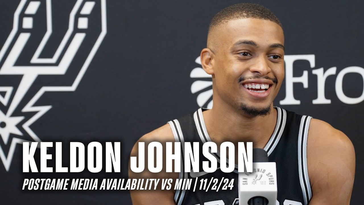 Keldon Johnson's Postgame vs Minnesota Timberwolves | 11.2.2024