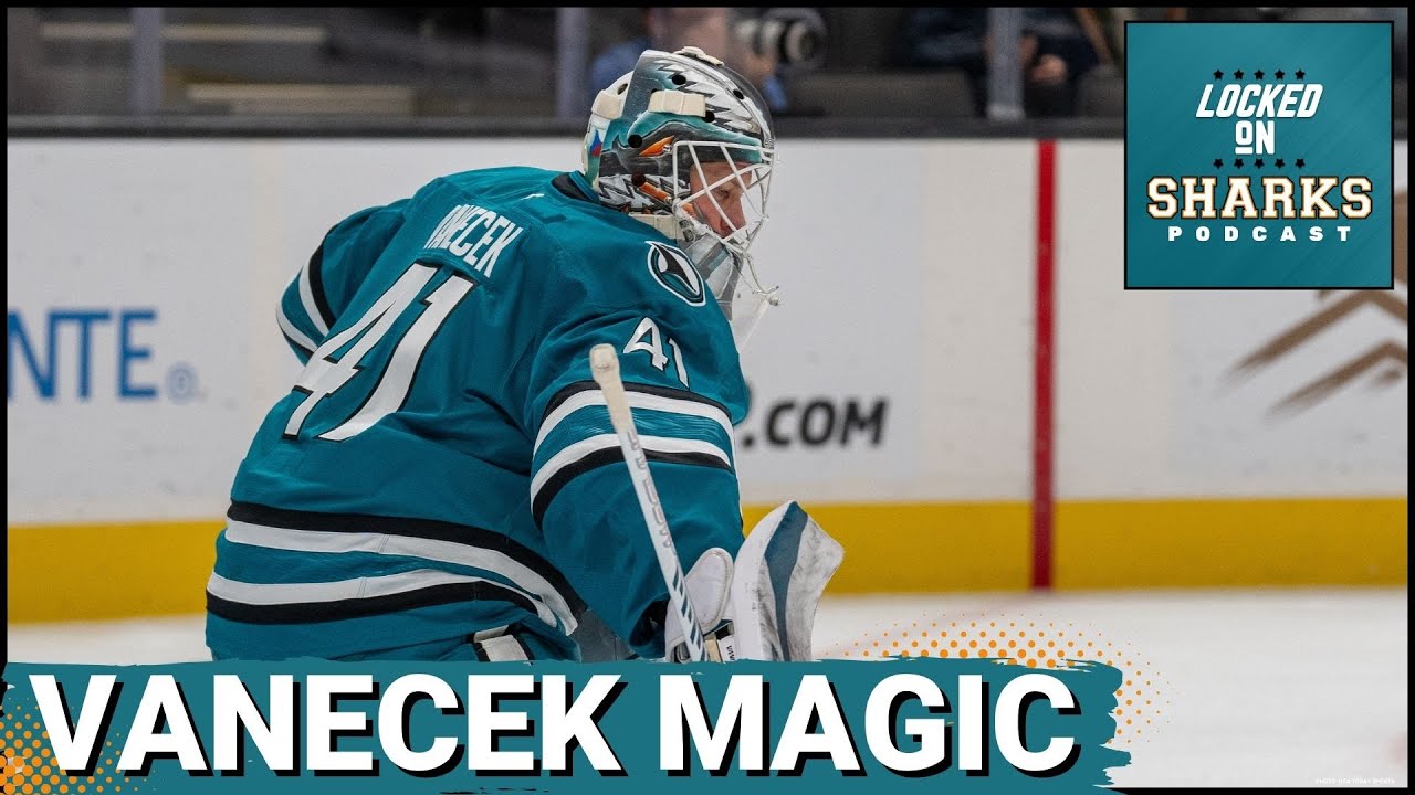 Vitek Vanecek's Heroics Lift San Jose Sharks In Thrilling Overtime Win