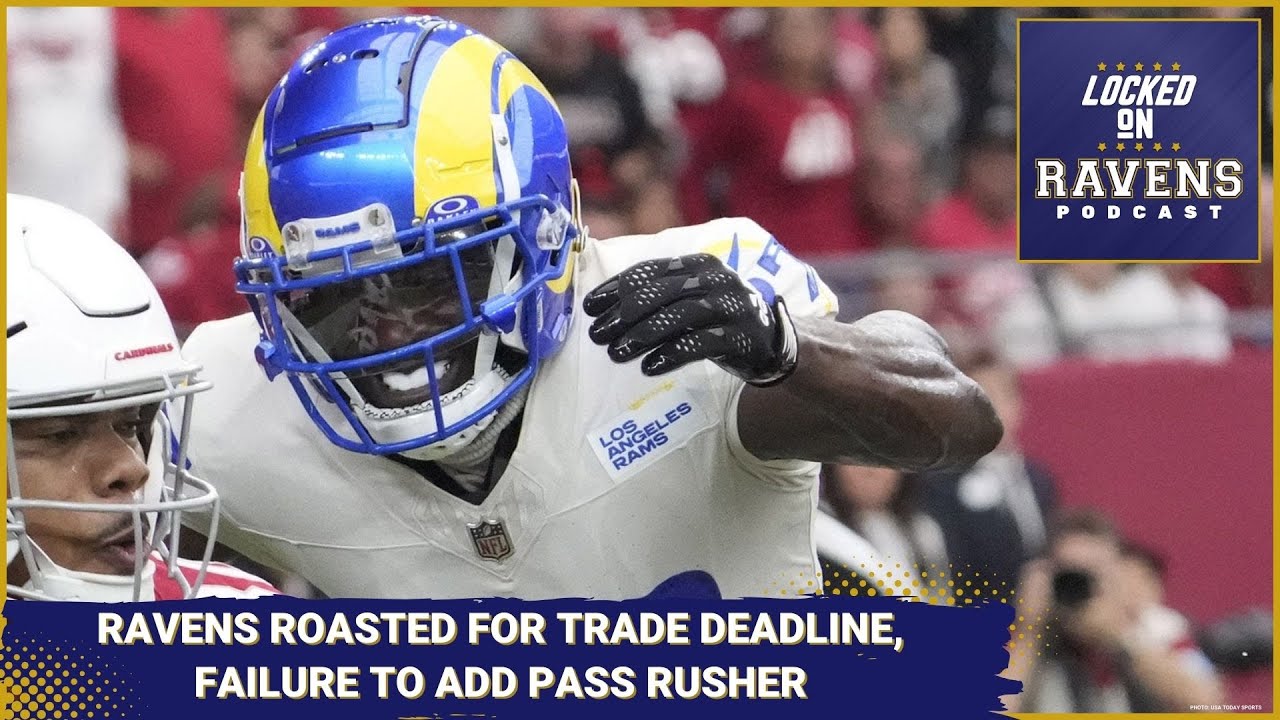 Baltimore Ravens roasted for 2024 trade deadline haul, failure to acquire pass rusher