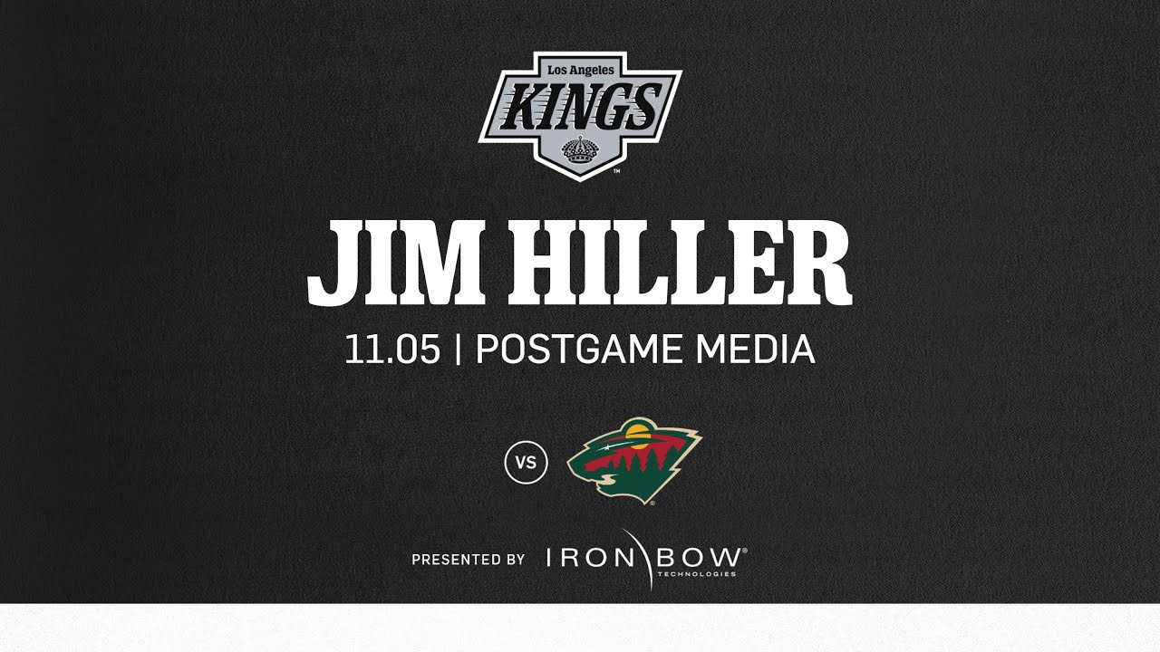 Head Coach Jim Hiller | 11.05 LA Kings Win over Minnesota Wild