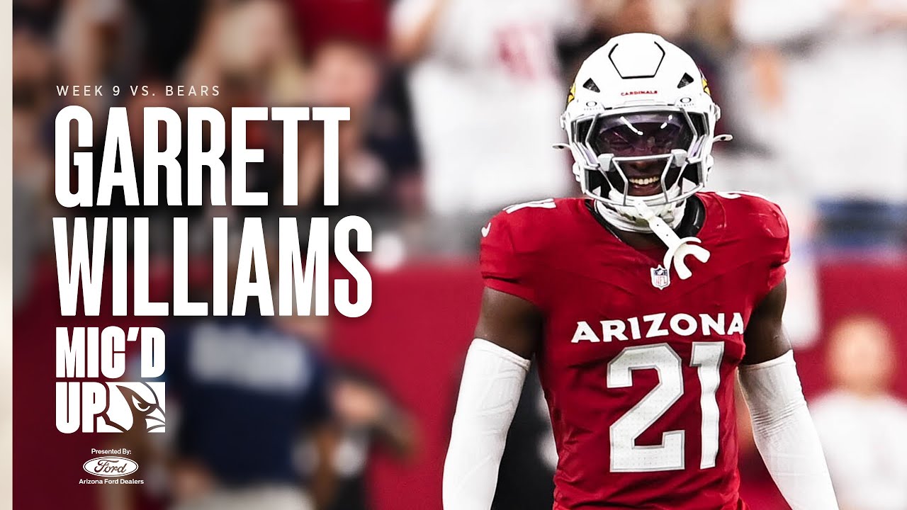 Garrett Williams Mic’d Up vs Bears | Arizona Cardinals