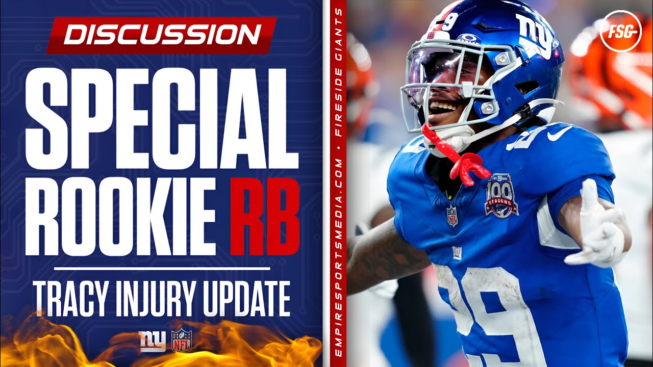 Giants Have Something Special in Rookie Running Back | Tracy Injury Update