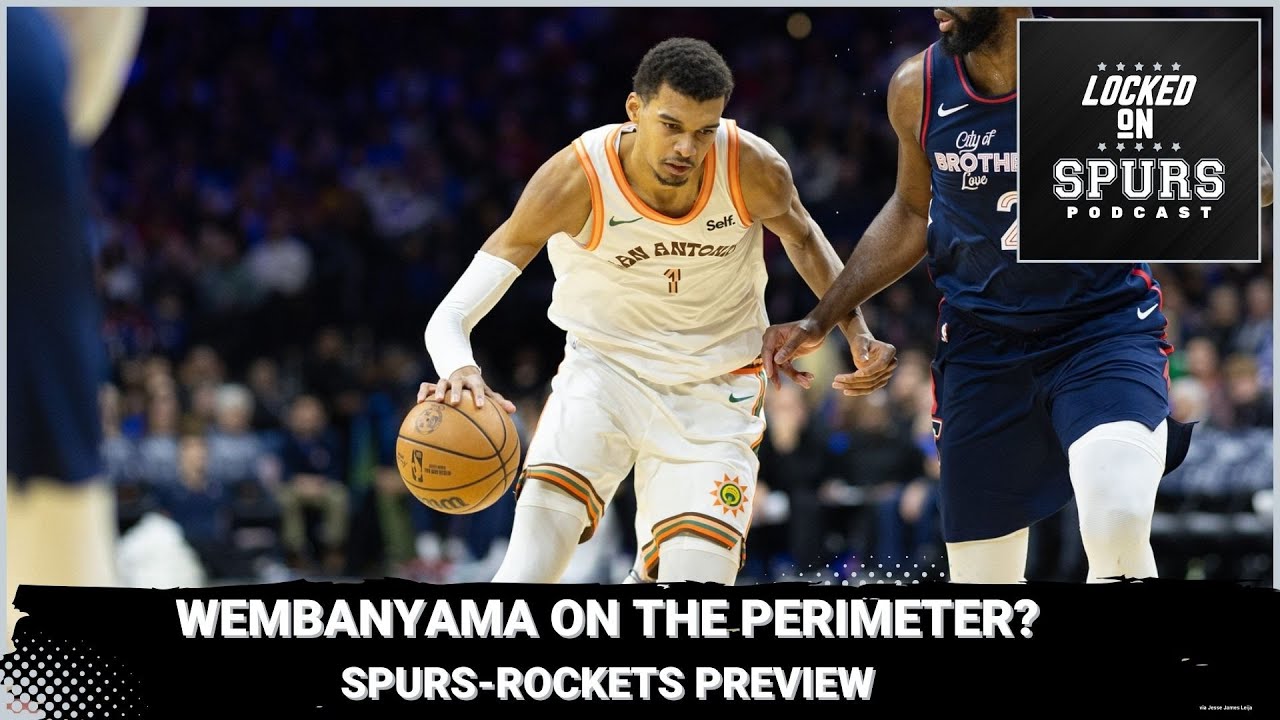 San Antonio Spurs' Victor Wembanyama: Facing the basket or not? Spurs-Rockets preview