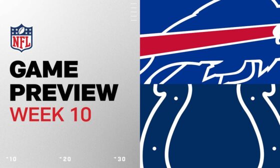 Buffalo Bills vs. Indianapolis Colts | 2024 Week 10 Game Preview