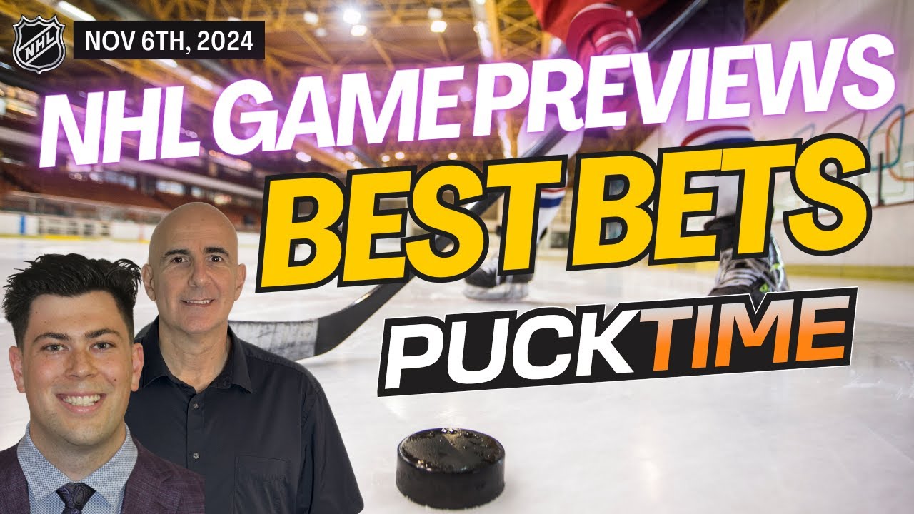 NHL Picks and Predictions Today | Predators vs Capitals | Red Wings vs Blackhawks | PuckTime Nov 6