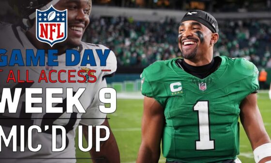 NFL Week 9 Mic'd Up! "That was unbelievable" | Game Day All Access