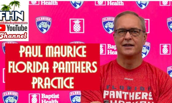 Paul Maurice, Florida Panthers Coach Before Playing Nashville Predators