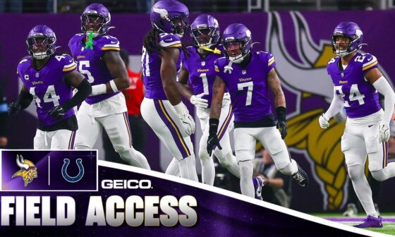 Vikings vs. Colts Week 9 Field Access