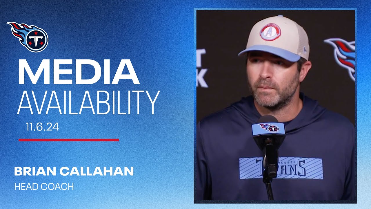 Brian Callahan Media Availability | Discipline and Passing Game Has Improved