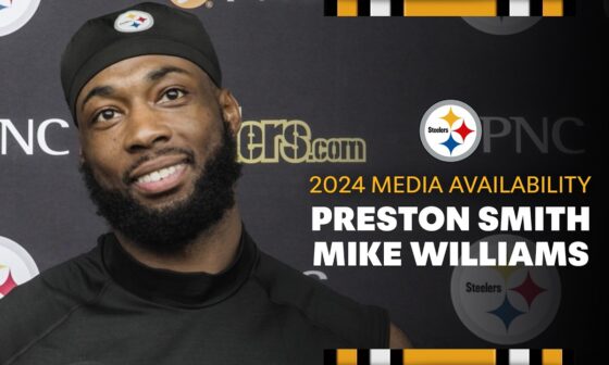 Mike Williams, Preston Smith Media Availability (Nov. 6) | Pittsburgh Steelers