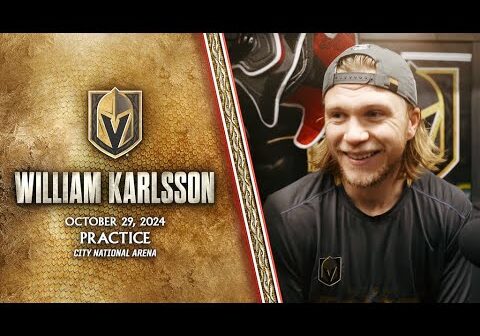 William Karlsson 10/29: Feels Good To Be Back With The Boys!