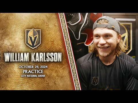 William Karlsson 10/29: Feels Good To Be Back With The Boys!