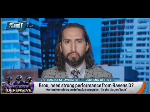 FIRST THINGS FIRST | Nick Wright RIPS Baltimore Ravens Defense, No Reason To Believe They're Good