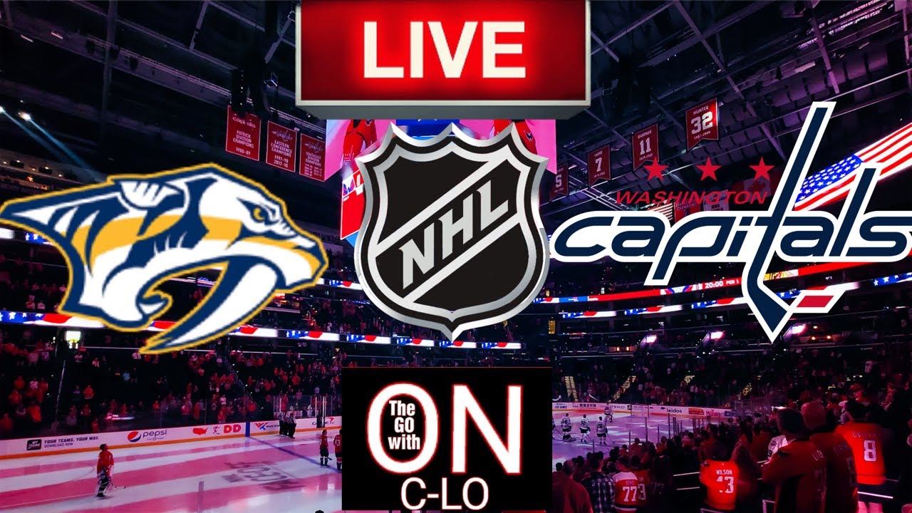 🔴Nashville Predators vs Washington Capitals. Live NHL Hockey. Play by Play Live Stream & More!