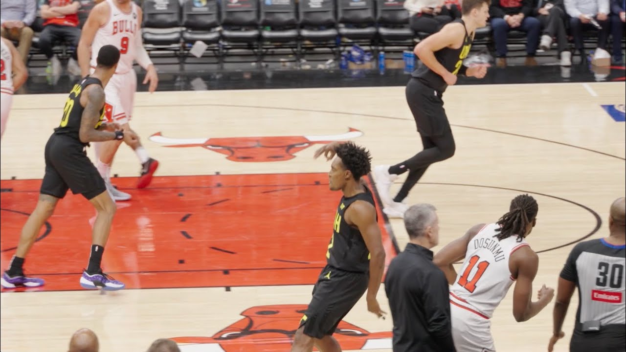 FROM THE FLOOR: Jazz win in Chicago 🐂 | UTAH JAZZ