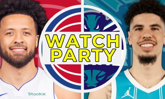 🔴 Detroit Pistons at Charlotte Hornets Live Watch Party Stream