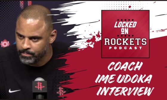 Ime Udoka | Postgame Houston Rockets Vs San Antonio Spurs | 2024-2025 NBA Season