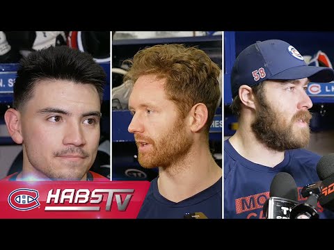 Suzuki, Matheson + more Habs address the media at practice | FULL PRESS CONFERENCES