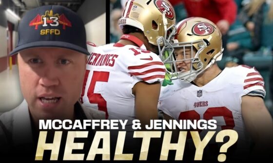 49ers Reaction: Christian McCaffrey, Jauan Jennings both back at practice with SF's new acquisitions