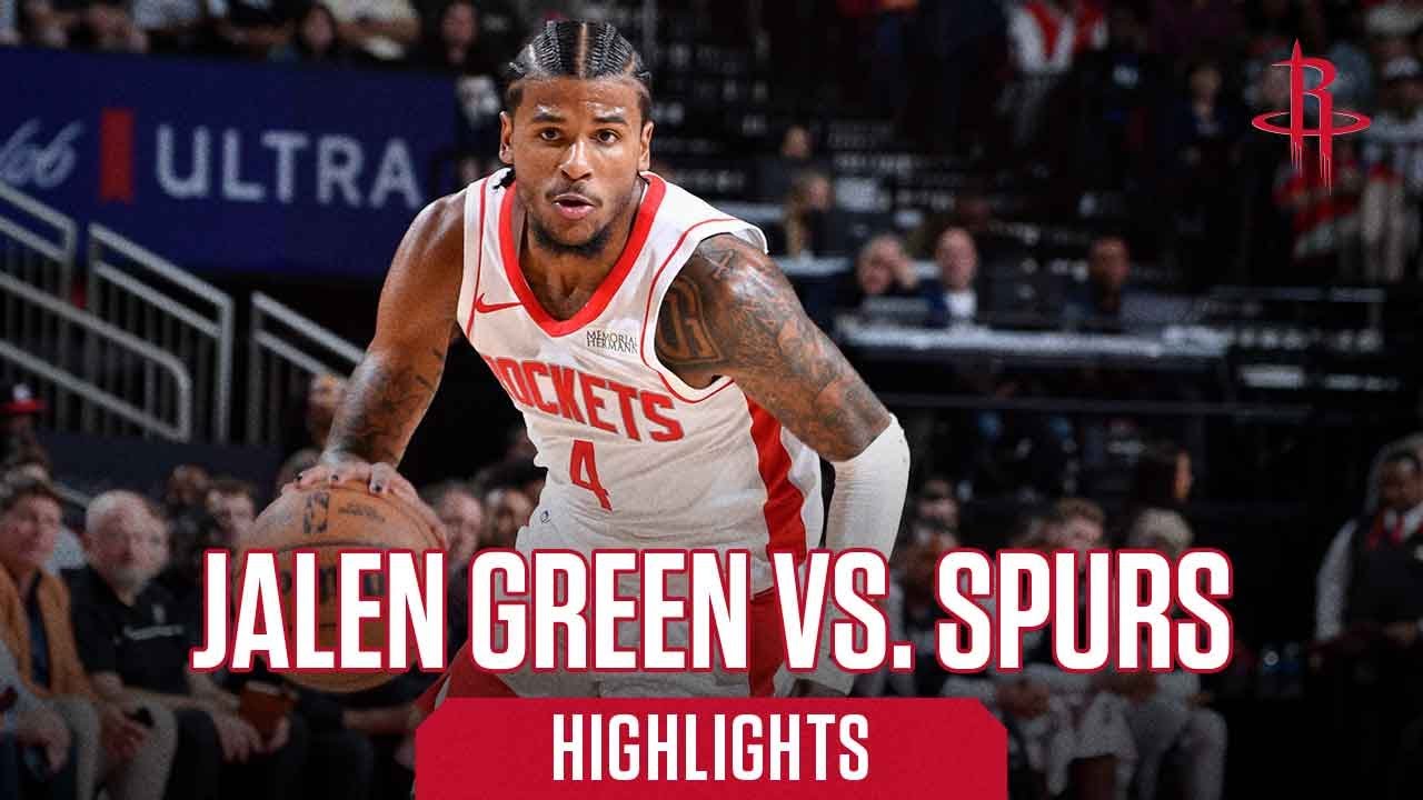 Jalen Green (21 points) Highlights vs. San Antonio Spurs l Houston Rockets