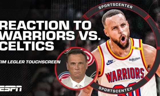 TIM LEGLER TOUCHSCREEN: 'The Warriors hit the reset button!' | SportsCenter