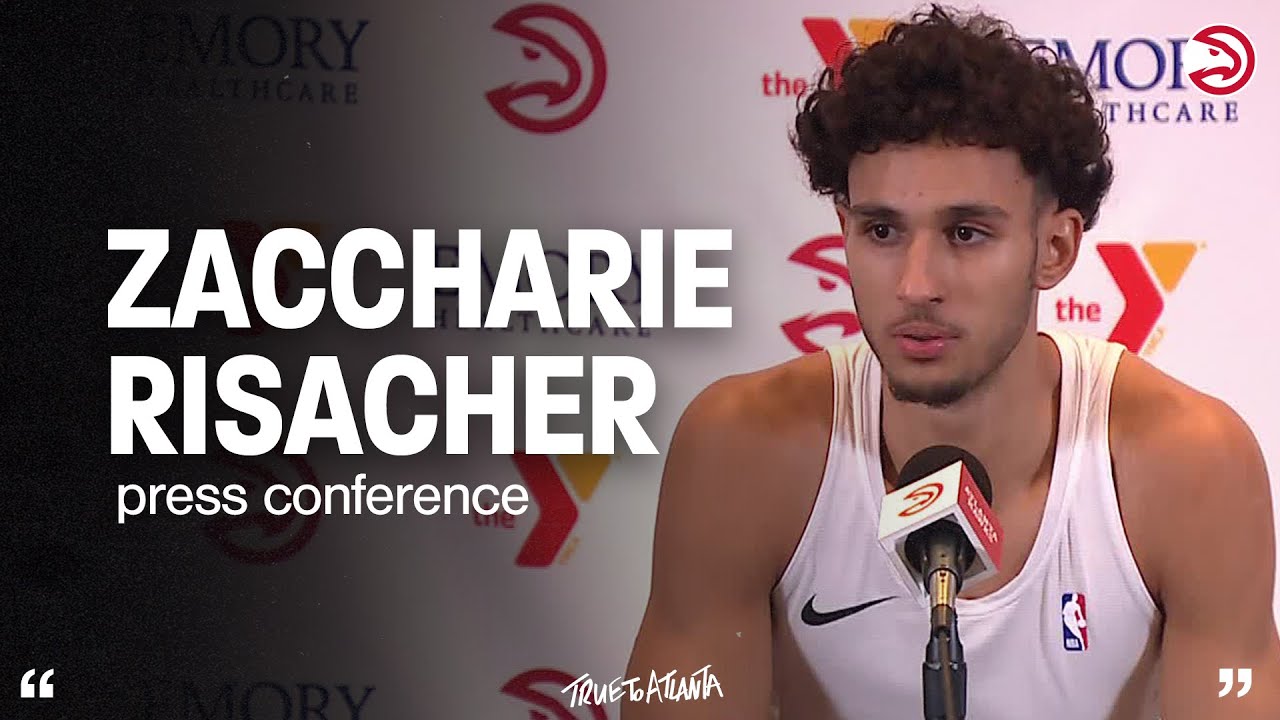 Hawks vs. Knicks Postgame Press Conference: Zaccharie Risacher