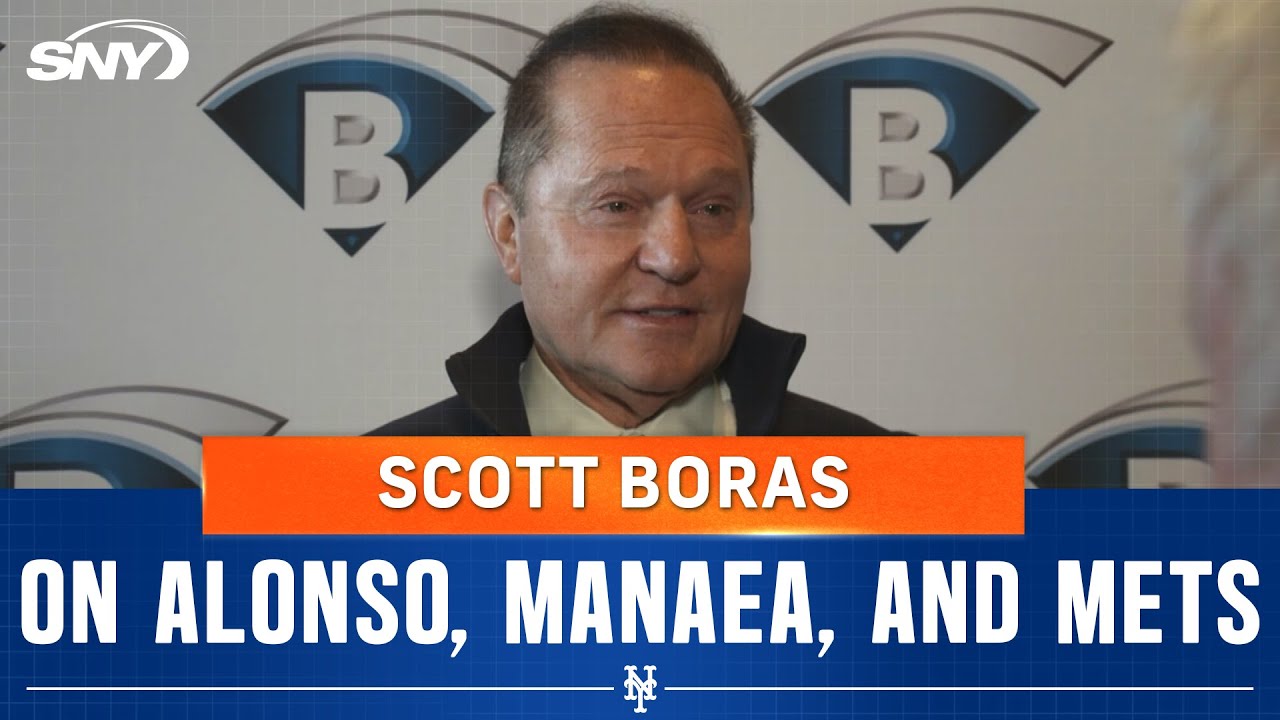 Scott Boras on Pete Alonso, Sean Manaea, and relationship with Mets' owner Steve Cohen | SNY