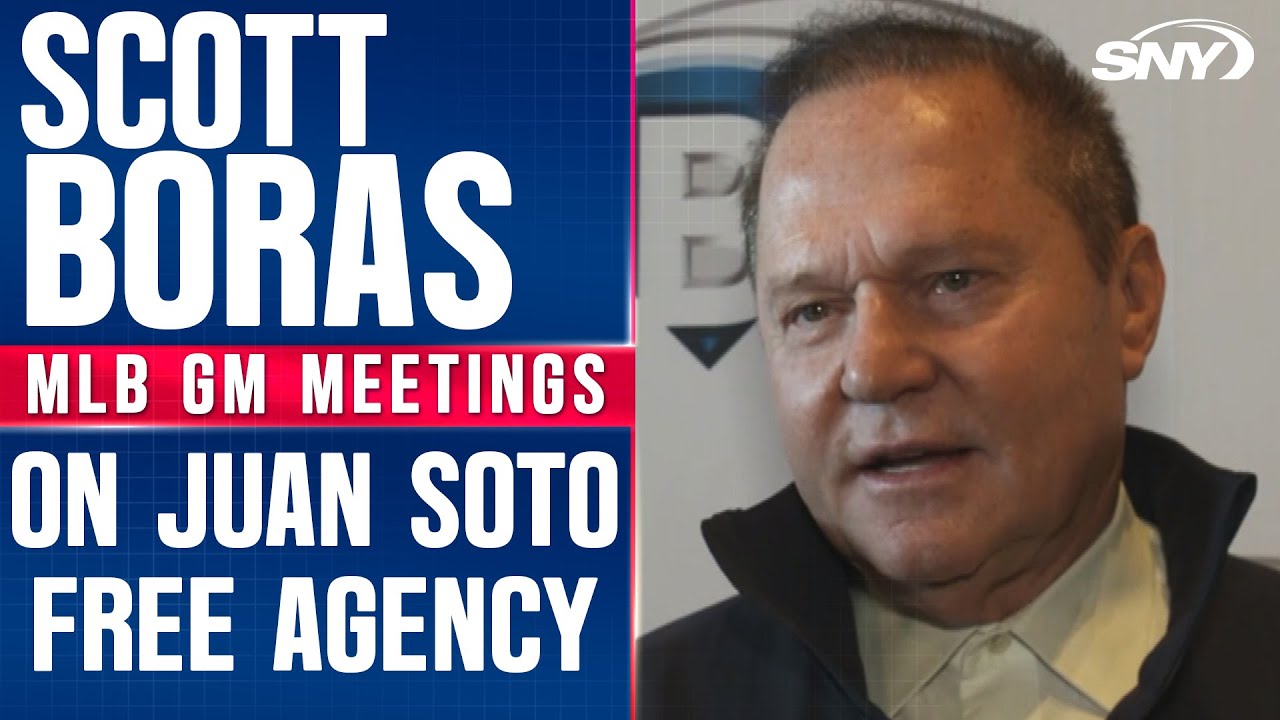 Scott Boras shares update on Juan Soto's free agency and plans to meet with Mets | SNY