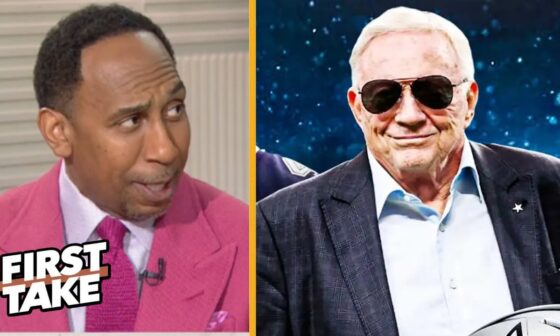 FIRST TAKE | Jerry Jones is dumbest owner in NFL - Stephen A. rips Cowboys not be seller at deadline